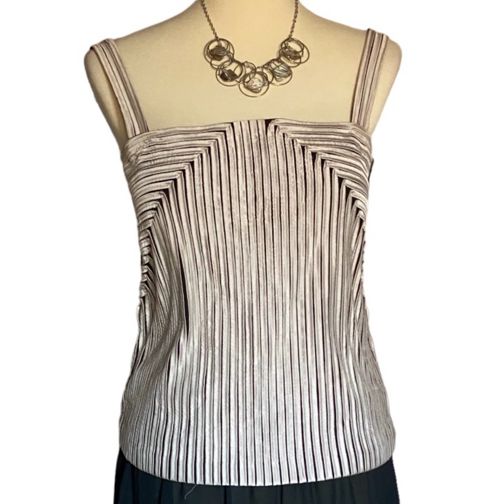 🔥HOST PICK🔥 Sigrid Olsen Satin Sleeveless Blouse